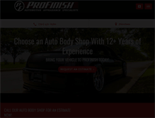 Tablet Screenshot of profinish.us